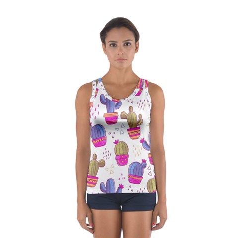 Cactus Love 4 Sport Tank Top  from ArtsNow.com