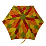 Autumn Leaves Mini Folding Umbrellas