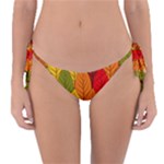 Autumn Leaves Reversible Bikini Bottom