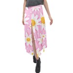 Sunflower Love Velour Split Maxi Skirt