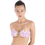 Sunflower Love Twist Bandeau Bikini Top