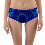 Motif Reversible Mid-Waist Bikini Bottoms