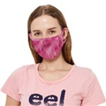 Pink Diamond Mosaic Crease Cloth Face Mask (Adult)