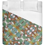 Multicolored Collage Print Pattern Mosaic Duvet Cover (King Size)