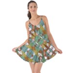 Multicolored Collage Print Pattern Mosaic Love the Sun Cover Up