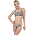 Multicolored Collage Print Pattern Mosaic The Little Details Bikini Set