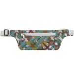 Multicolored Collage Print Pattern Mosaic Active Waist Bag