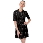 Halloween Belted Shirt Dress