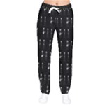 Halloween Women velvet Drawstring Pants