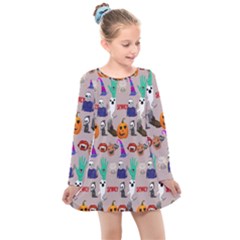 Kids  Long Sleeve Dress 