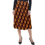 Halloween Classic Velour Midi Skirt 