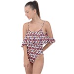 Halloween Drape Piece Swimsuit