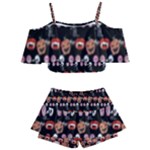 Halloween Kids  Off Shoulder Skirt Bikini