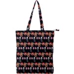 Halloween Double Zip Up Tote Bag