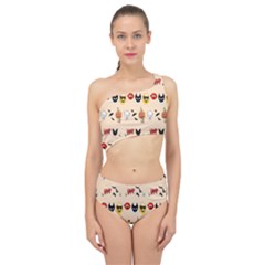 Spliced Up Two Piece Swimsuit 