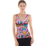 Colourful Funny Pattern Tank Top