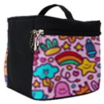 Colourful Funny Pattern Make Up Travel Bag (Small)