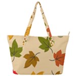 Autumn Leaves Full Print Shoulder Bag
