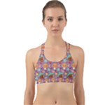 Nuts And Mushroom Pattern Back Web Sports Bra