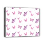 Pink Purple Butterfly Canvas 10  x 8  (Stretched)