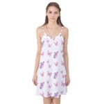 Pink Purple Butterfly Camis Nightgown