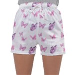 Pink Purple Butterfly Sleepwear Shorts