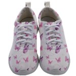 Pink Purple Butterfly Mens Athletic Shoes