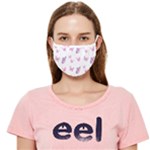 Pink Purple Butterfly Cloth Face Mask (Adult)