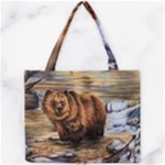 Bear In Water Mini Tote Bag