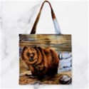 Zipper Grocery Tote Bag 