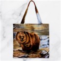 Zipper Grocery Tote Bag 