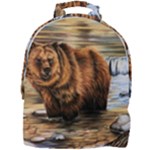 Bear In Water Mini Full Print Backpack