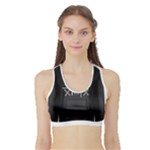 Tic Tac Monster Sports Bra with Border
