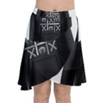 Tic Tac Monster Chiffon Wrap Front Skirt