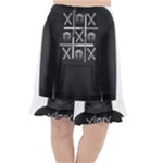 Tic Tac Monster Fishtail Chiffon Skirt