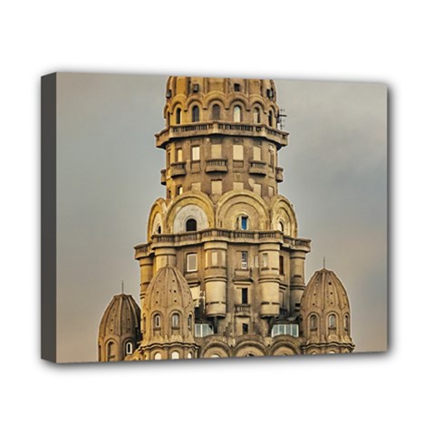 Salvo Palace Exterior View, Montevideo, Uruguay Canvas 10  x 8  (Stretched) from ArtsNow.com