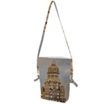 Salvo Palace Exterior View, Montevideo, Uruguay Folding Shoulder Bag