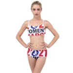 Womens March Layered Top Bikini Set