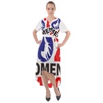 Womens March Front Wrap High Low Dress