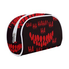 Demonic Laugh, Spooky red teeth monster in dark, Horror theme Makeup Case (Small) from ArtsNow.com