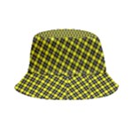 Cute yellow tartan pattern, classic buffalo plaid theme Bucket Hat