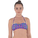 Tropical Rainbow Fishes  In Meadows Of Seagrass Halter Bandeau Bikini Top