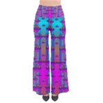 Tropical Rainbow Fishes  In Meadows Of Seagrass So Vintage Palazzo Pants