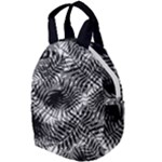 Tropical leafs pattern, black and white jungle theme Travel Backpacks