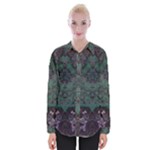 Mandala Corset Womens Long Sleeve Shirt