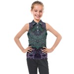 Mandala Corset Kids  Sleeveless Polo Tee