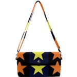 Color Stars Removable Strap Clutch Bag