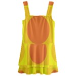 Orange Yellow Kids  Layered Skirt Swimsuit