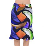 Colorful group Short Mermaid Skirt
