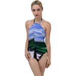 Color Twist Go with the Flow One Piece Swimsuit